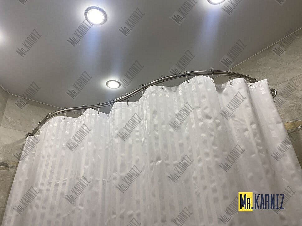Карниз для ванны Vagnerplast Iris 143х143 Усиленный 20 мм MrKARNIZ фото 4
