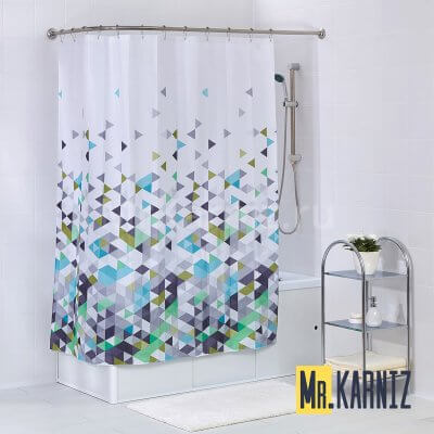 Штора для ванной Tringular Sublimation multi 1