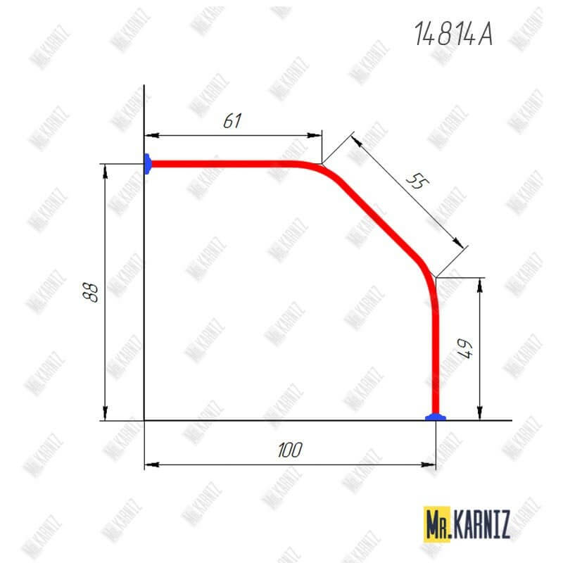 14814A Карниз по чертежу 95*90 14814A Карниз по чертежу 95*90